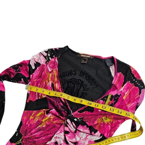 Roberto Cavalli Wellness Line Y2K Shirt Dress, Tunic, Cover Up, Mesh, Size S - Picture 6 of 8